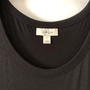 Style & Co Black Maxi Dress